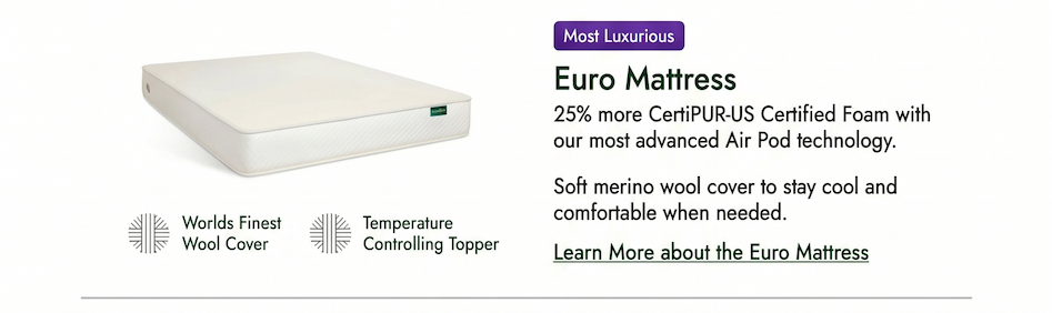 an image of a woman laying on a bed with a mattress