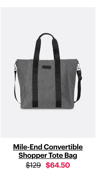 Mile-End Convertible Shopper Tote Bag