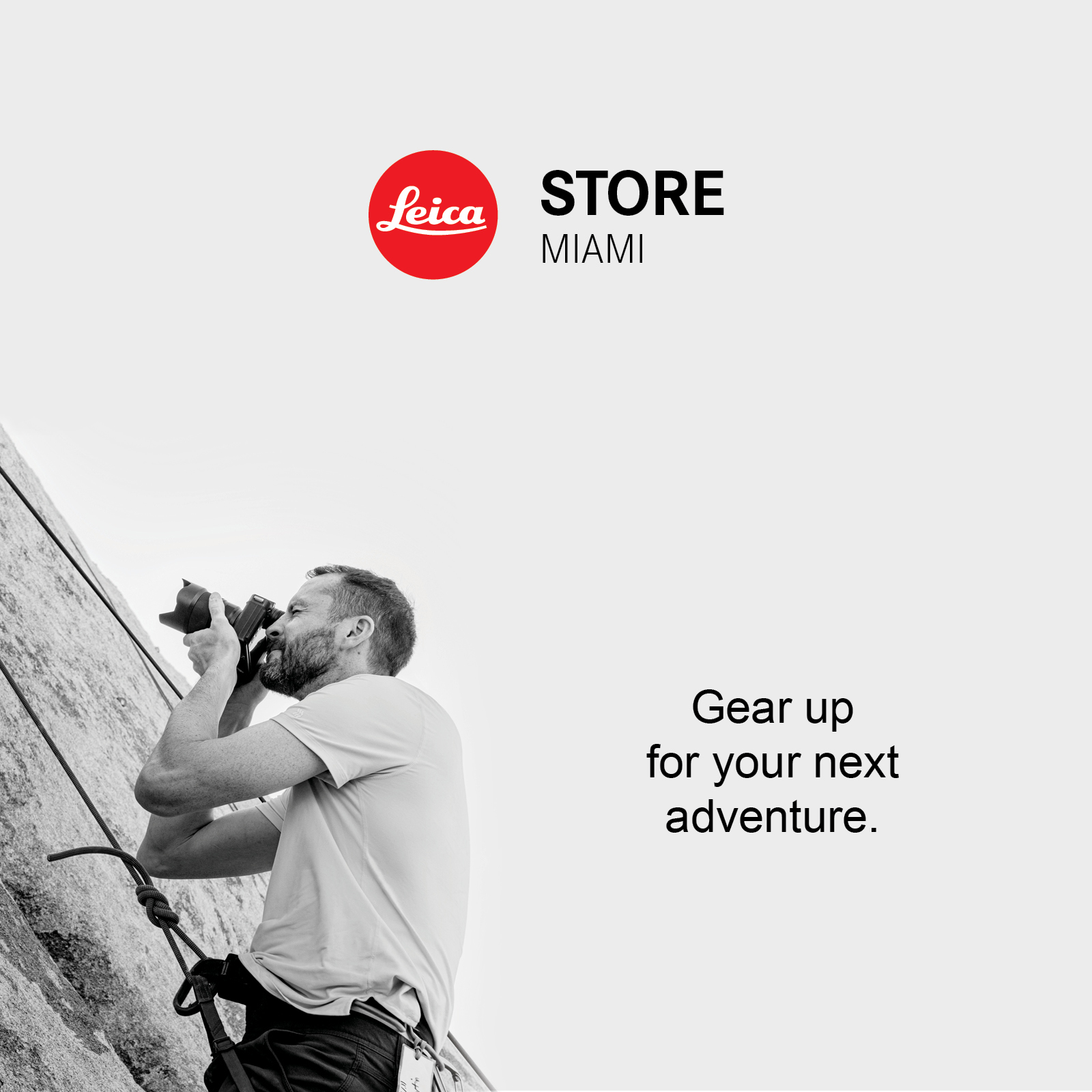Gear up for your next adventure. - Leica Store Miami