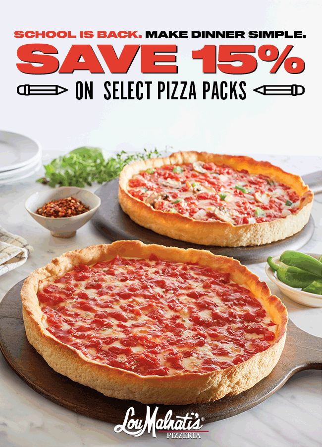 15% Off Select Pizza Packs