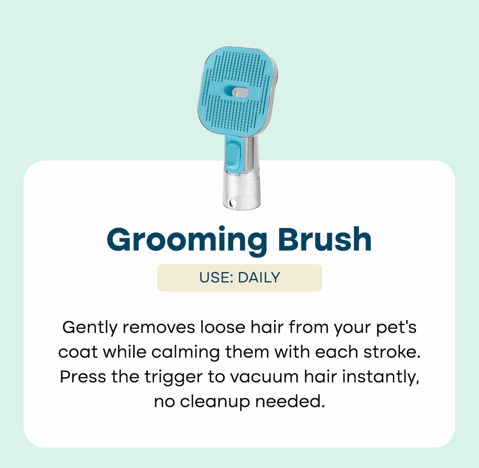 You left your groomer in the cart