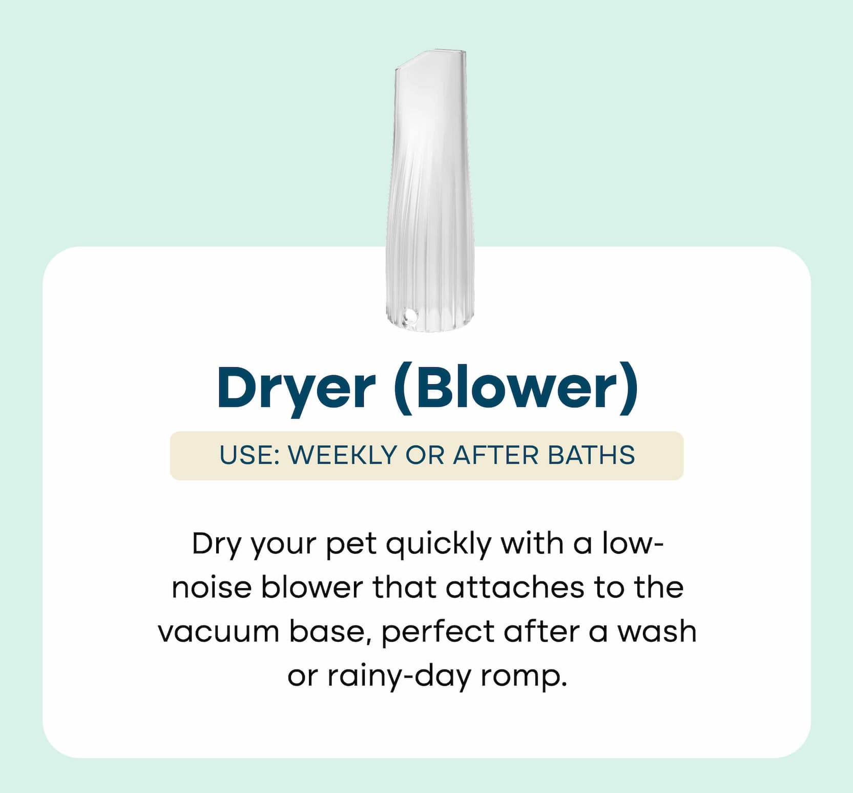 You left your groomer in the cart