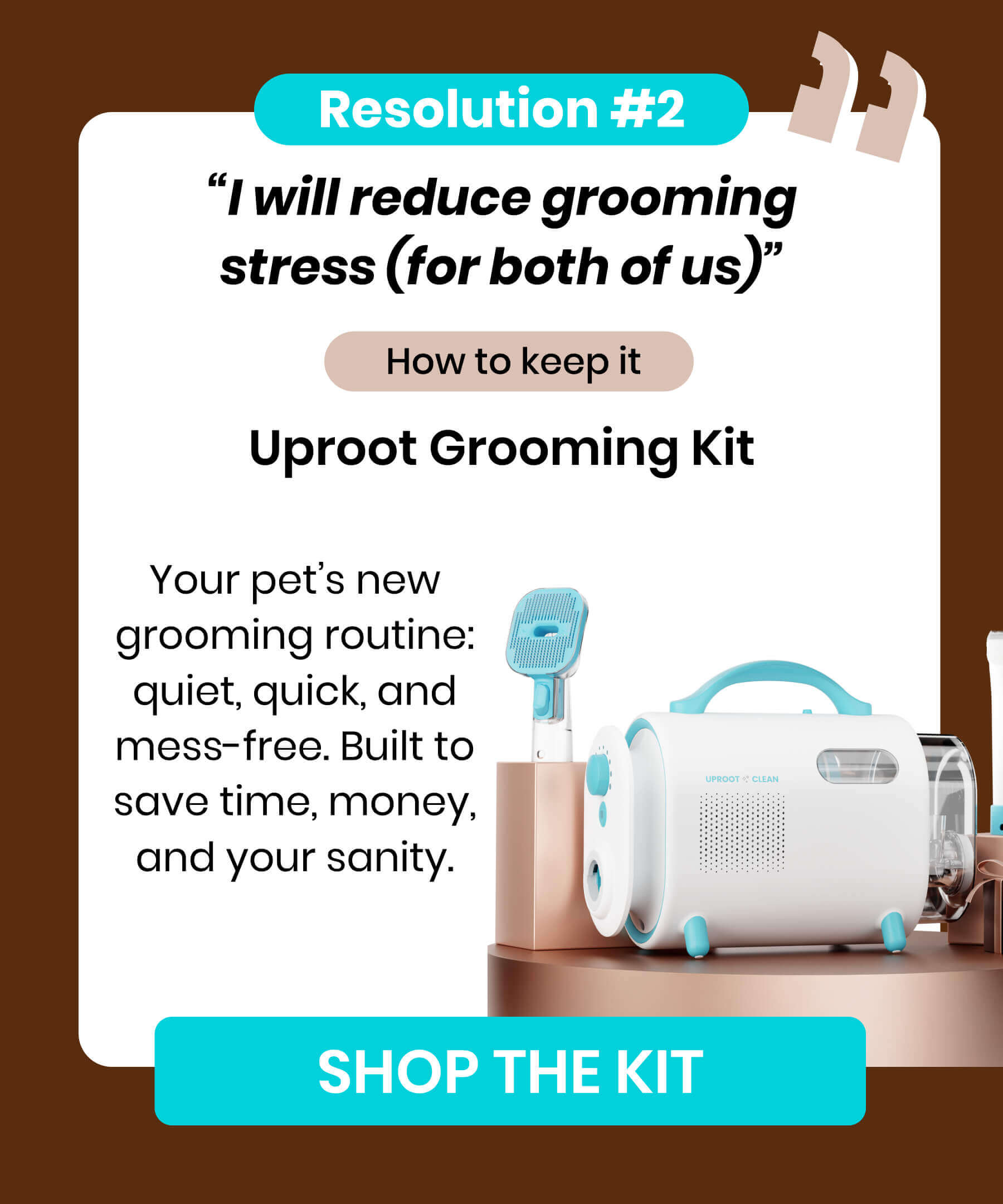 You left your groomer in the cart