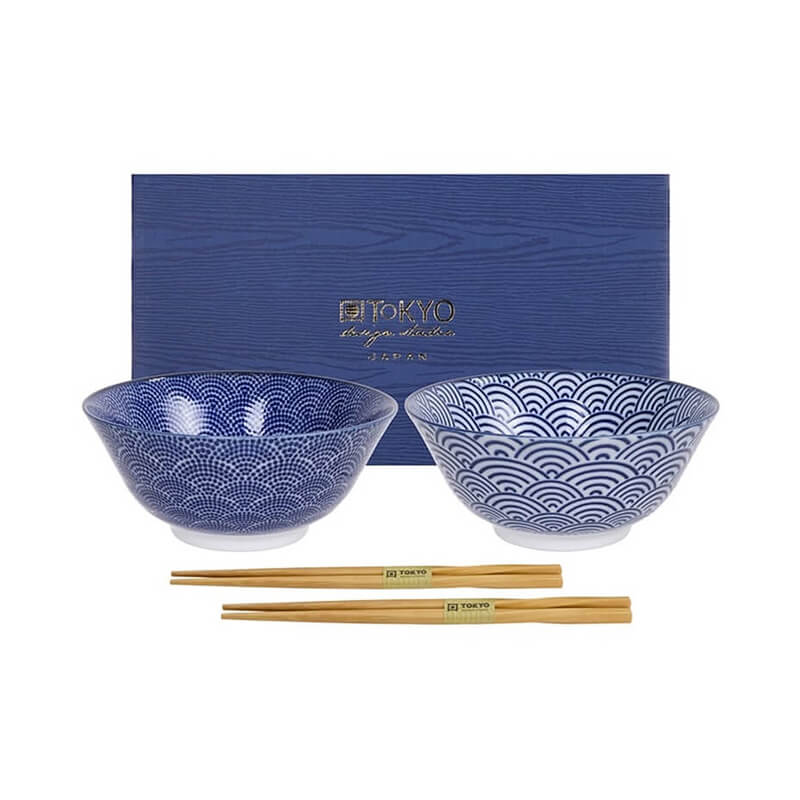 Set Bowls Nippon Blue
