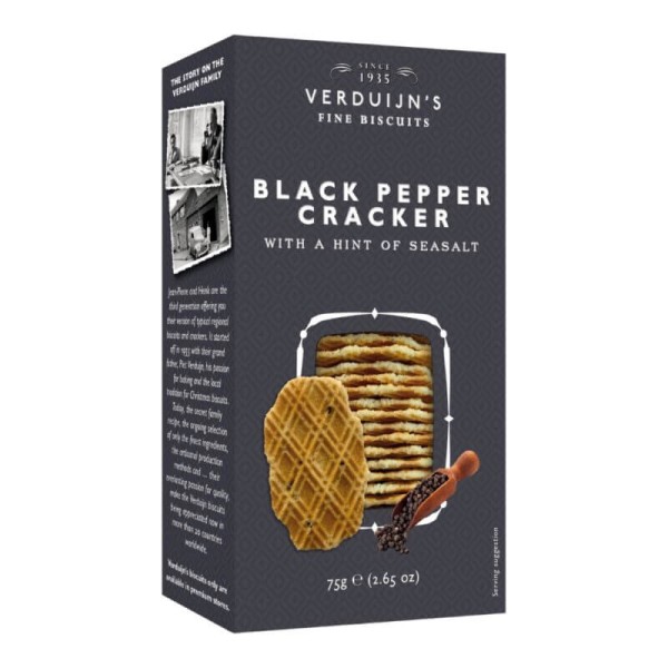 Crackers pimienta y sal Verduijn's