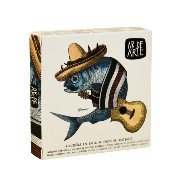 Xoubiñas en salsa de chipotle adobado Ar de Arte