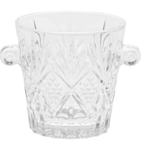 Champanera de cristal tallado