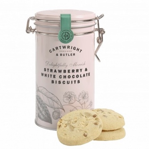 Galletas de fresa y chocolate blanco Cartwright & Butler