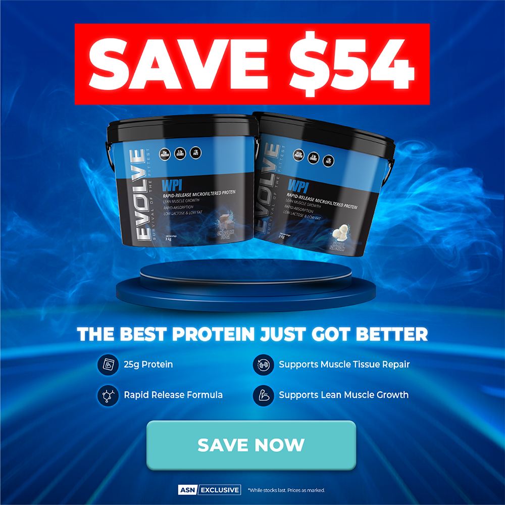 SAVE $54 Evolve WPI (3kg)