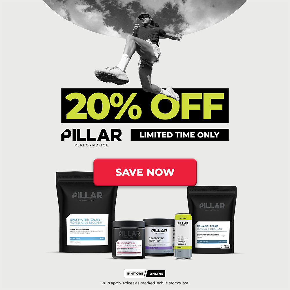 20% OFF PILLAR PERFORMANCE