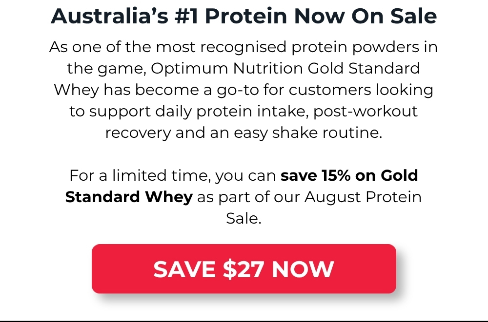 ASN PROTEIN SALE - SAVE $27 GOLD STANDARD WHEY