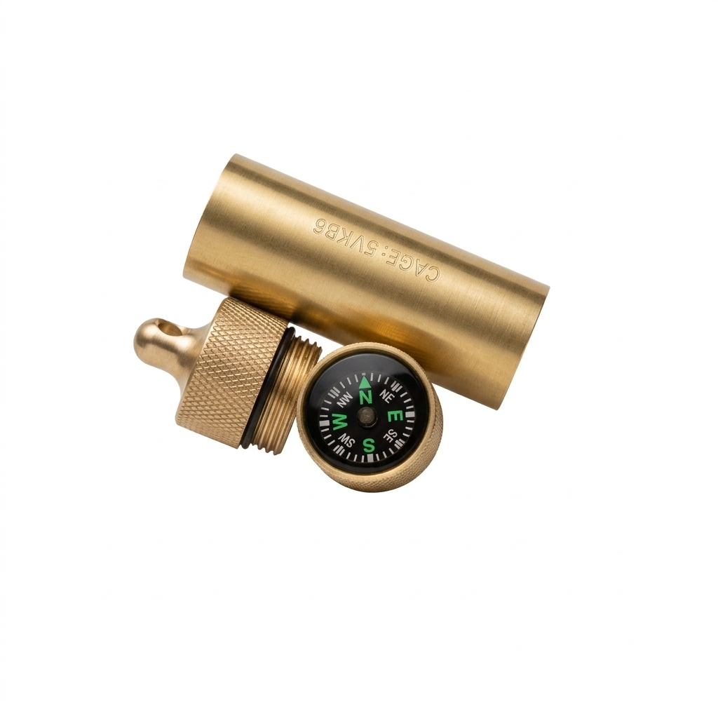 Brass Match & Compass Capsule Gen 2
