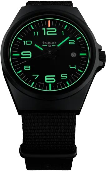 Traser PVD P59 Essential M Watch w/Trigalight Tritium + SuperLuminova