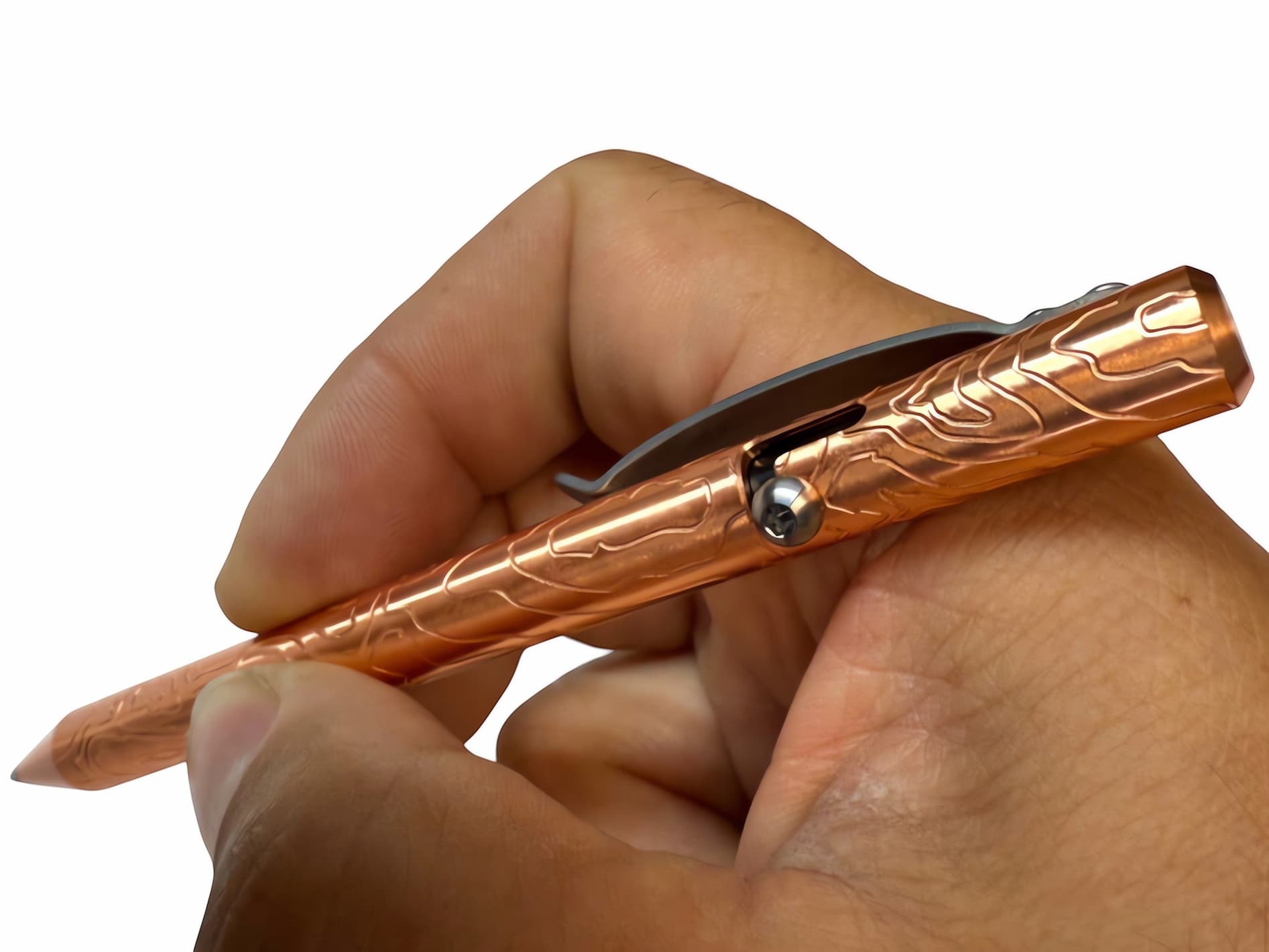 Copper MaxMadCo Design Bolt Action Pen Gen 2