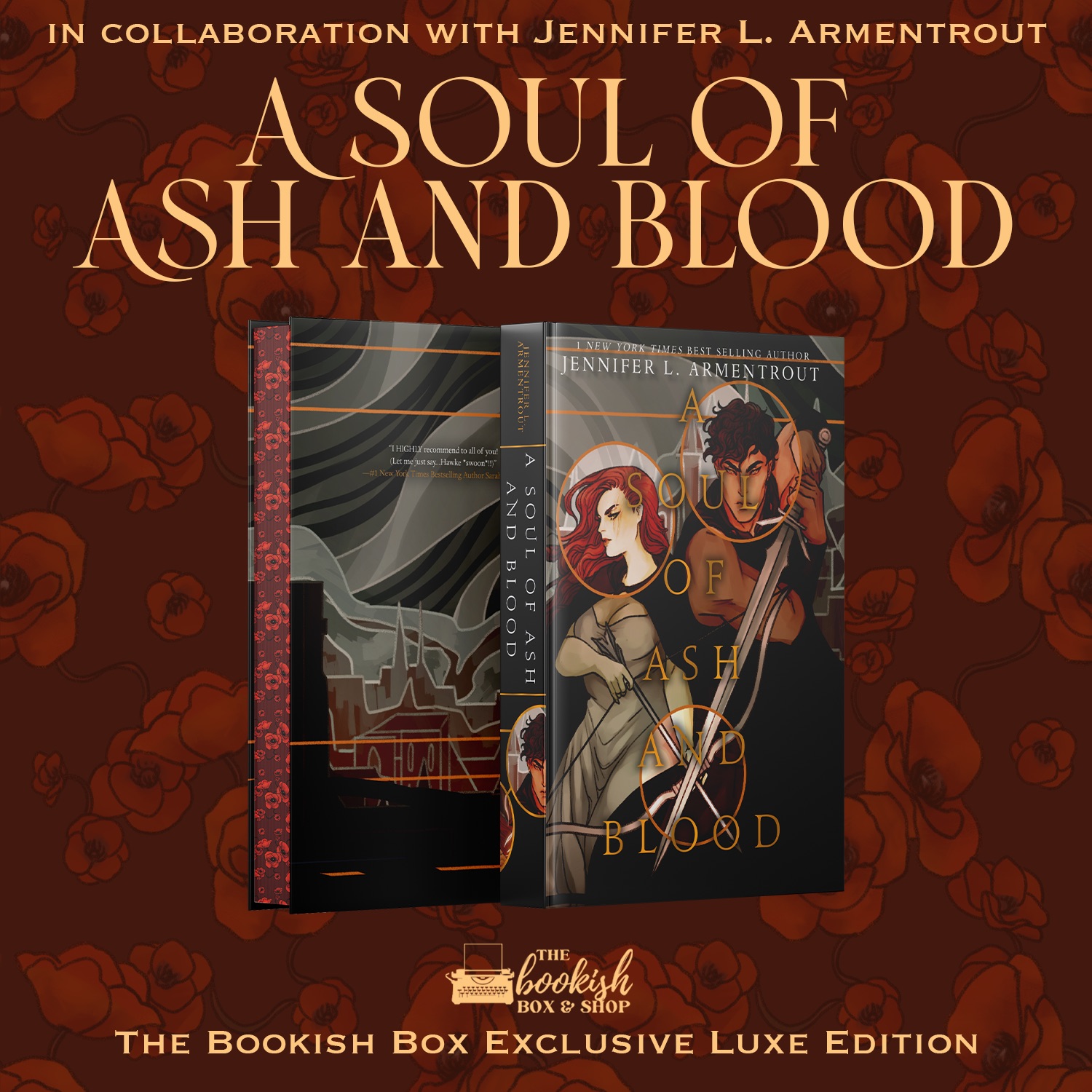 COVER REVEAL A Soul of Ash & Blood Series Exclusive Luxe Edition Set 🌹 The Bookish Box