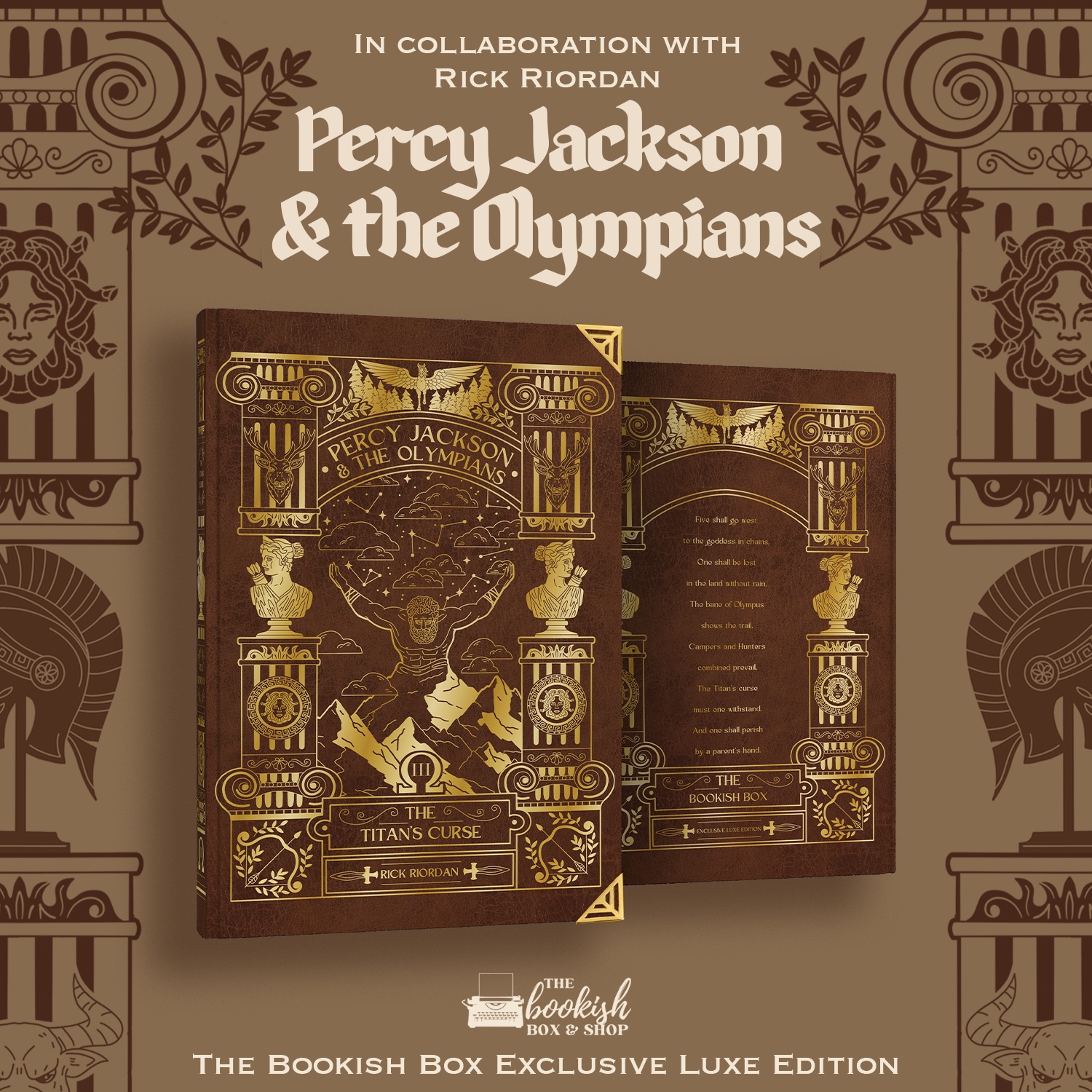 PUBLIC ACCESS IS LIVE Percy Jackson & the Olympians Series Exclusive Luxe Edition Set Preorder