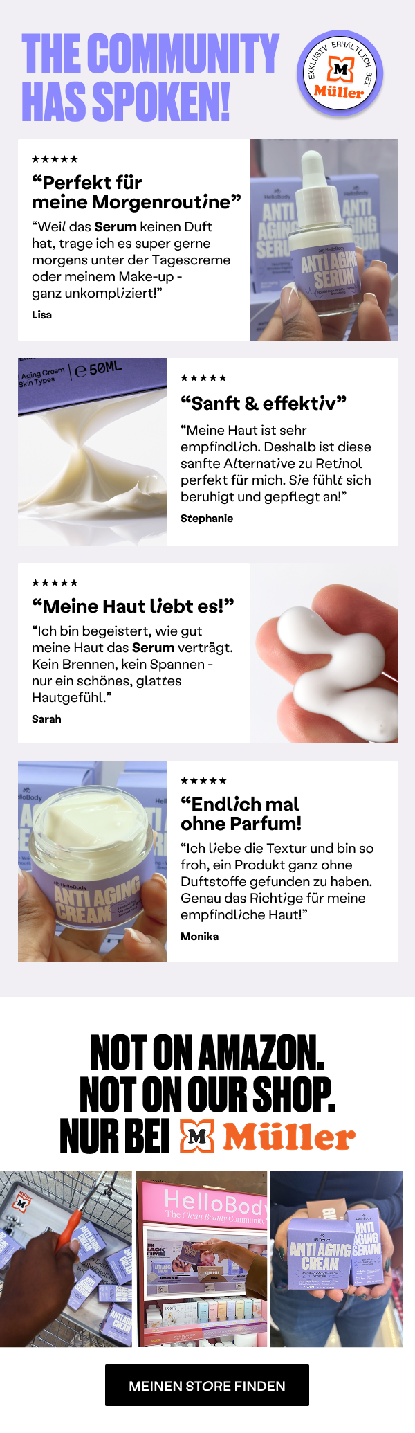 Special Offer: Nur bei Müller! And don't forget to tag us!