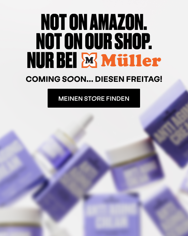 Not on Amazon. Not on our shop. Nur bei Müller!
