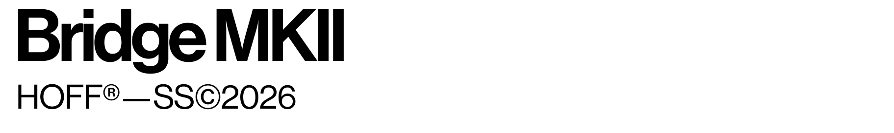 an image of a black and white photo of a bridge mkii hotel