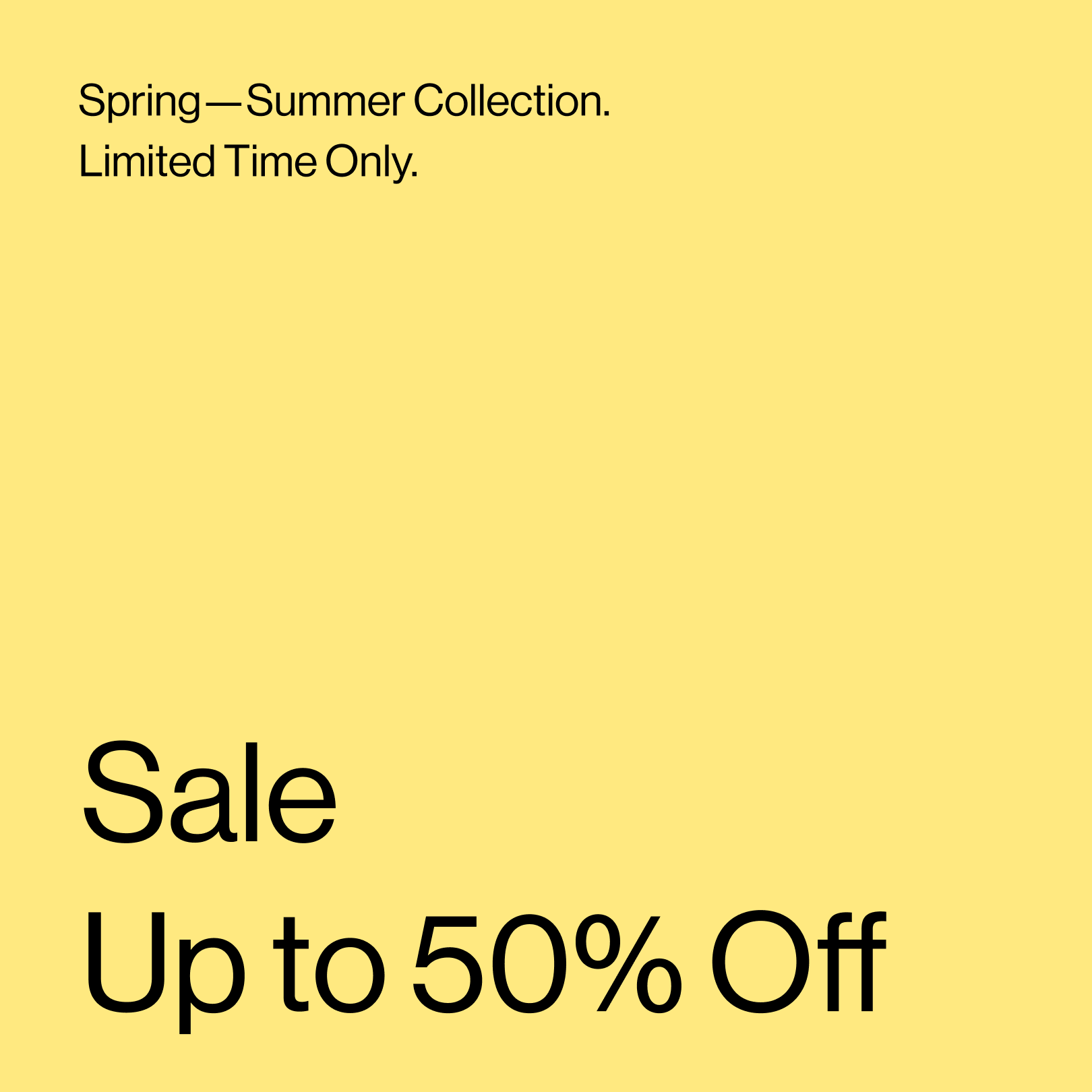 Sale Up to 50% Off