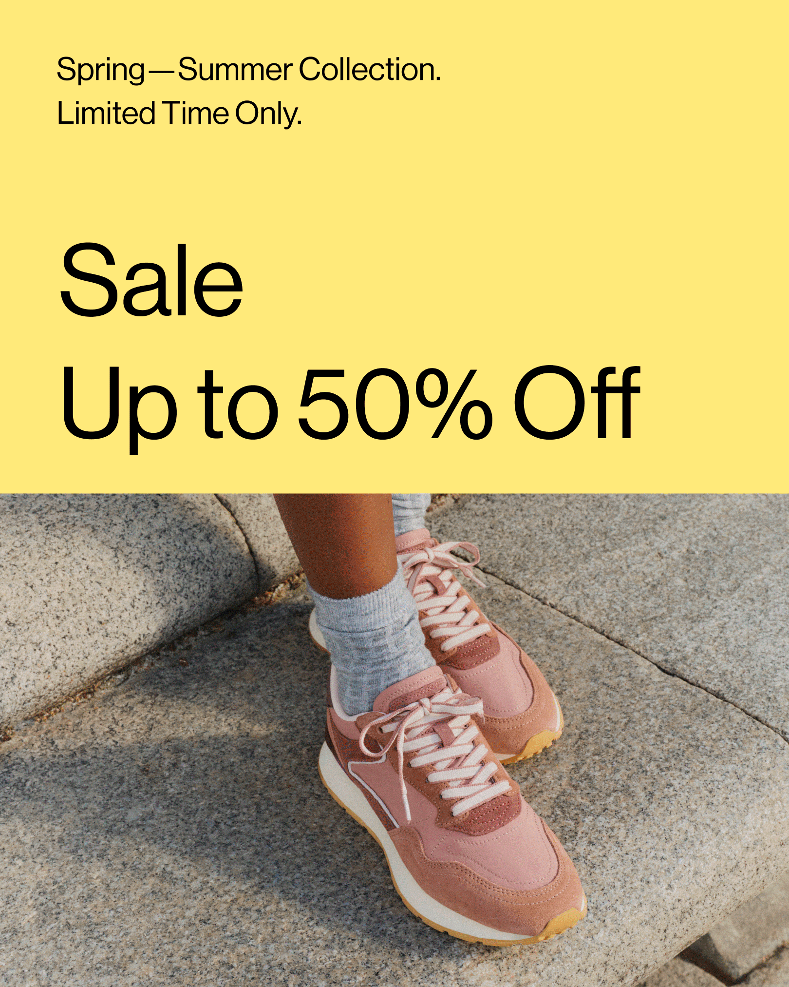 Sale, up to 50%