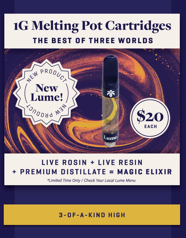 New 10 1/8th's & More from Lume! Lume Cannabis