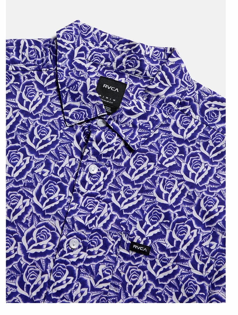 BARBA ROSES SHORT SLEEVE SHIRT