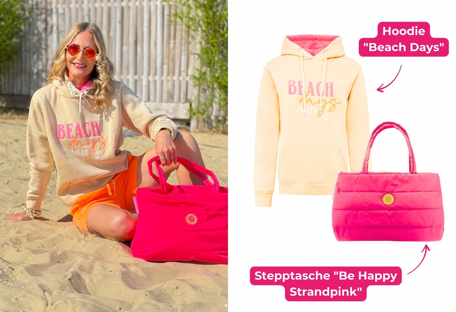 Neue Strandpink-Styles
