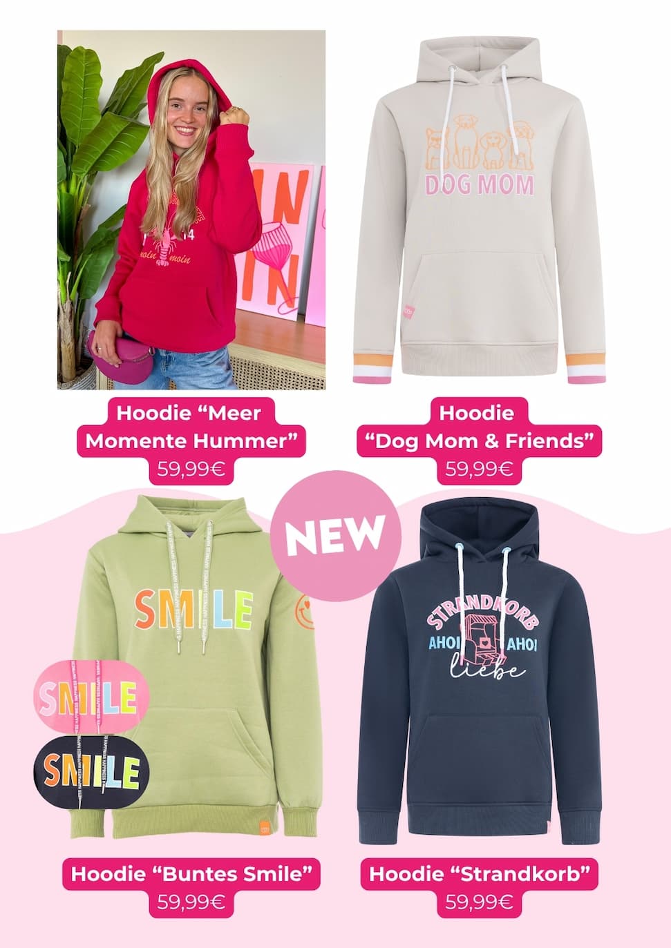 Neue Hoodies