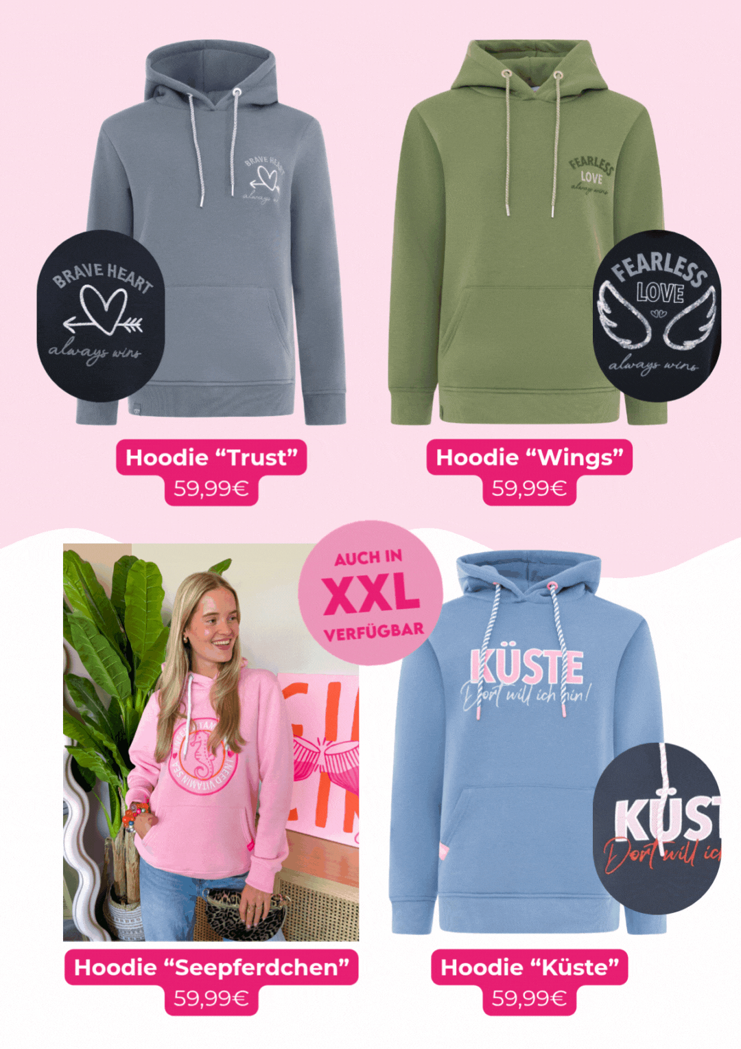 Neue Hoodies