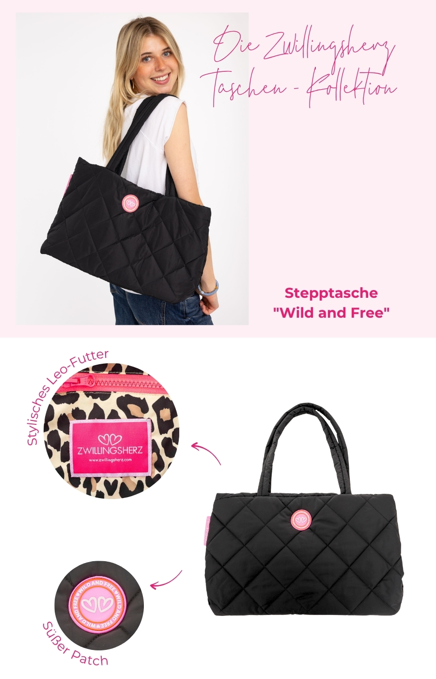 Stepptasche "Wild & Free"