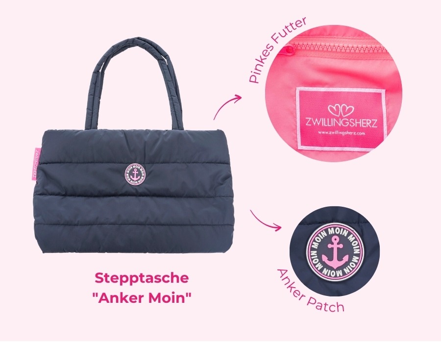 Stepptasche "Anker Moin"