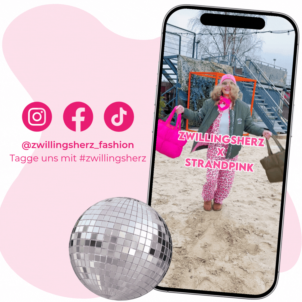 an image of a woman wearing a pink and blue shirt and white pants