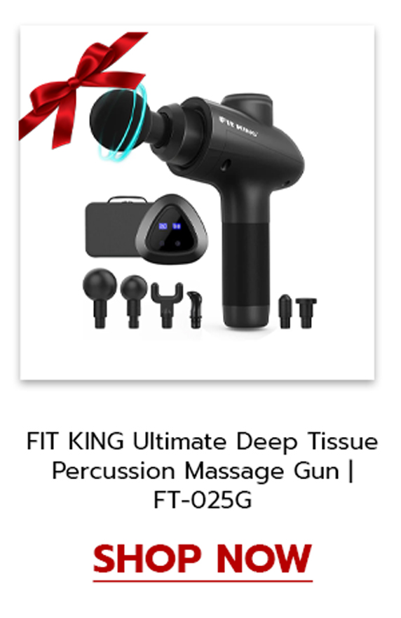 FIT KING Ultimate Deep Tissue Percussion Massage Gun