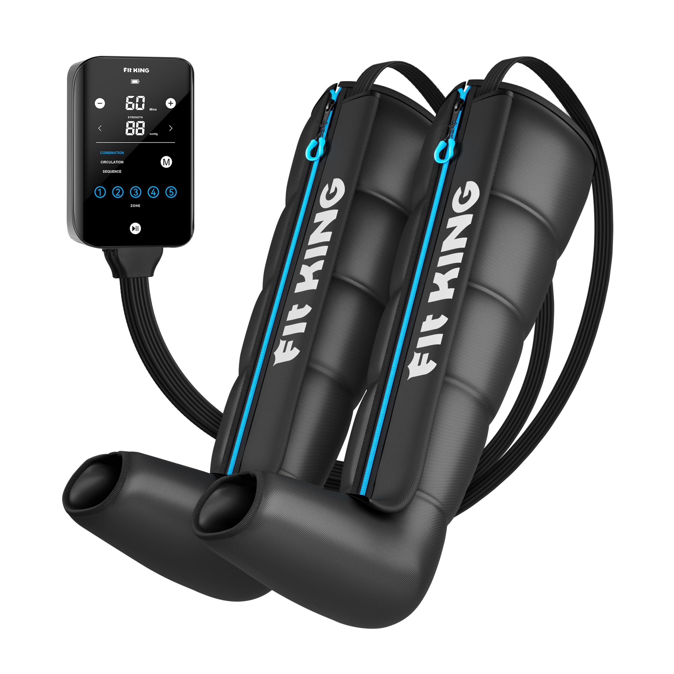 FIT KING 5-Zone Faster Recovery System Massager Boots FT-115A and FT-116A
