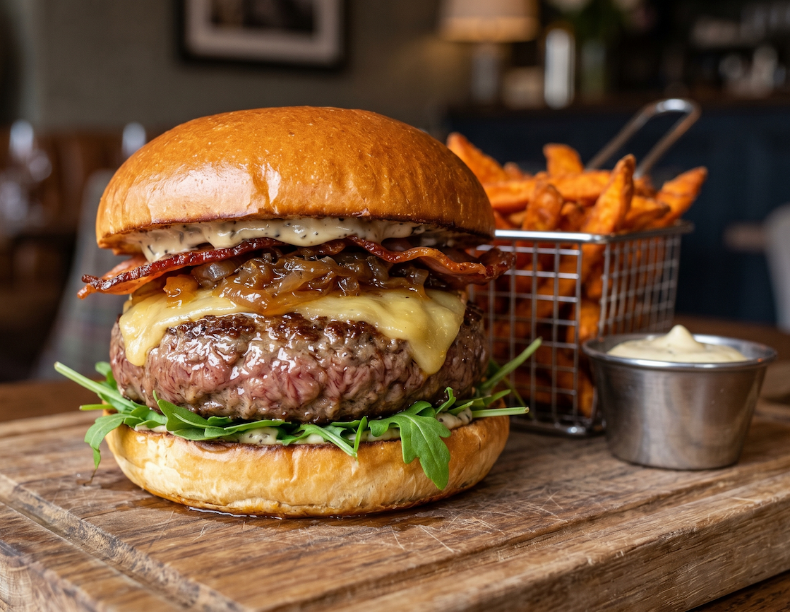 Wagyu Burger vom Grill