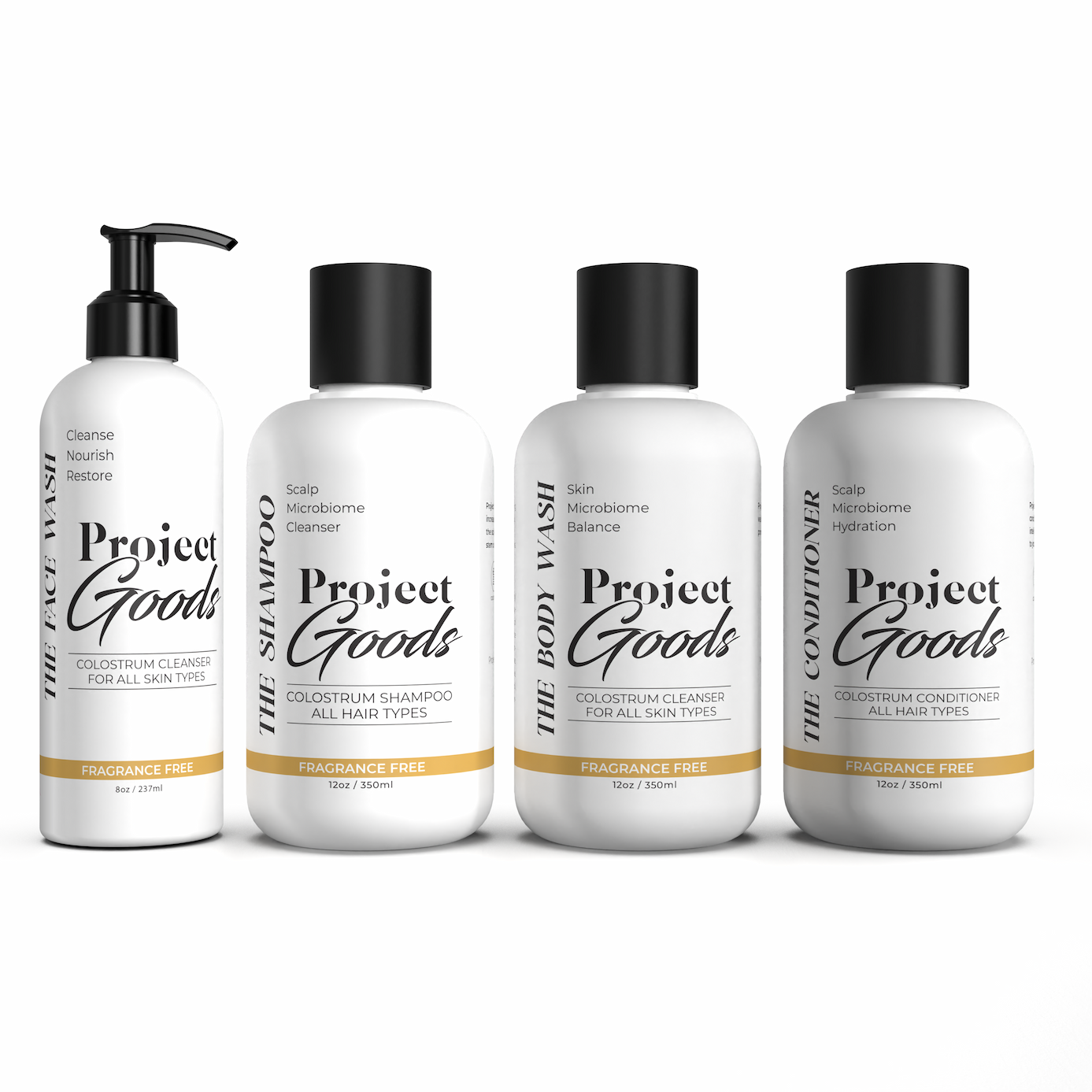 Project Goods - Shampoo & Conditioner Duo | Fragrance Free | Colostrum