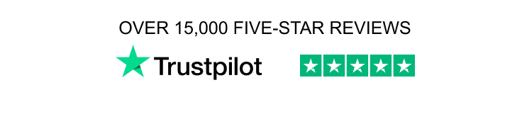 Over 15,000 Five-Star Reviews