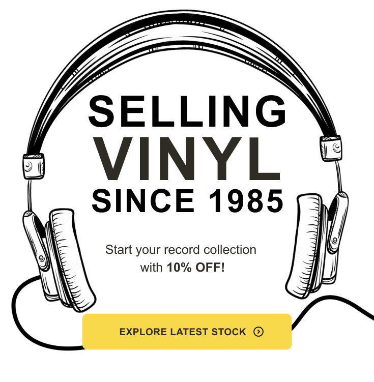 Start your record collections with 10% OFF!