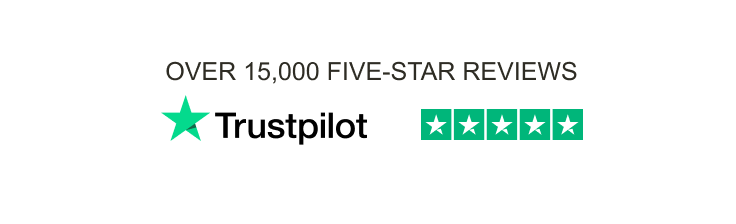Over 15,000 Five Star Reviews