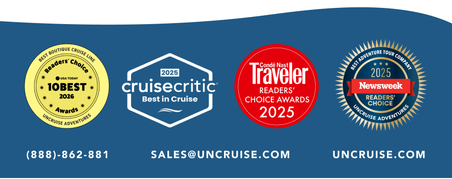 UnCruise Adventures | Award Logos | (888)-862-8881 | sales@uncruise.com | uncruise.com