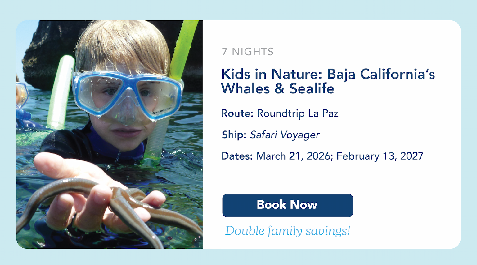 Kids in Nature: Baja California's Whales & Sealife | UnCruise Adventures