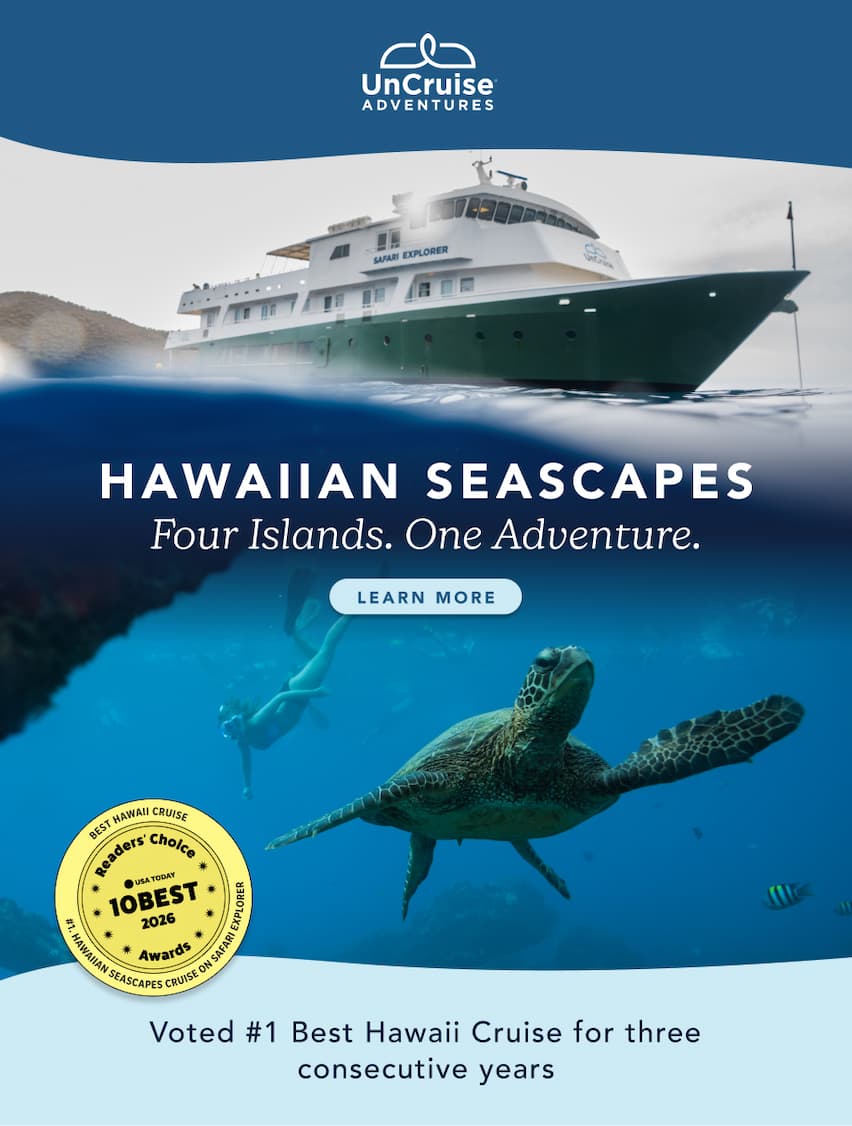 Hawaiian Seascapes | Four Islands. One Adventure. | UnCruise Adventures