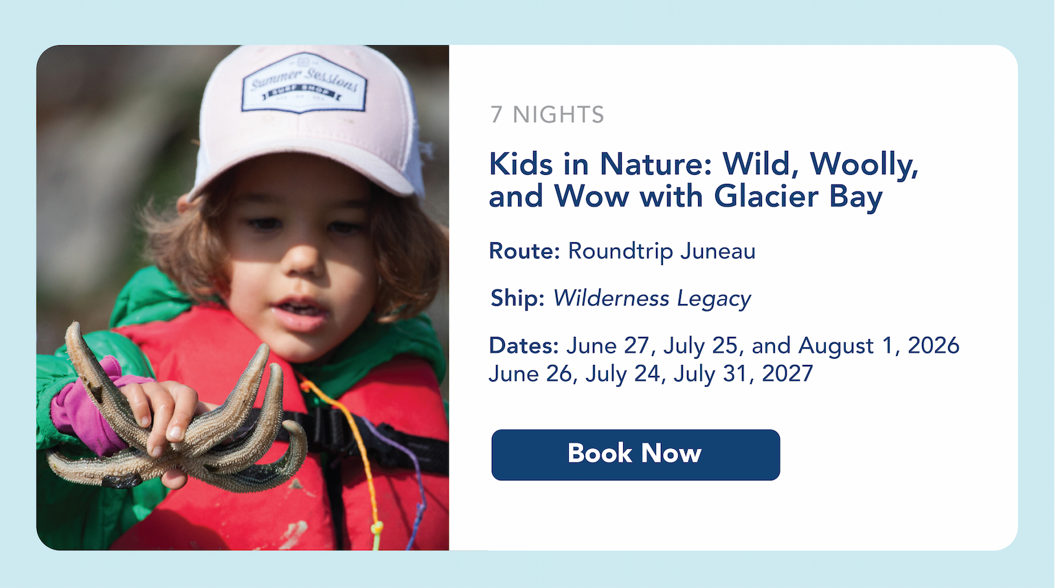 Kids in Nature: Wild, Woolly, and Wow with Glacier Bay  | UnCruise Adventures