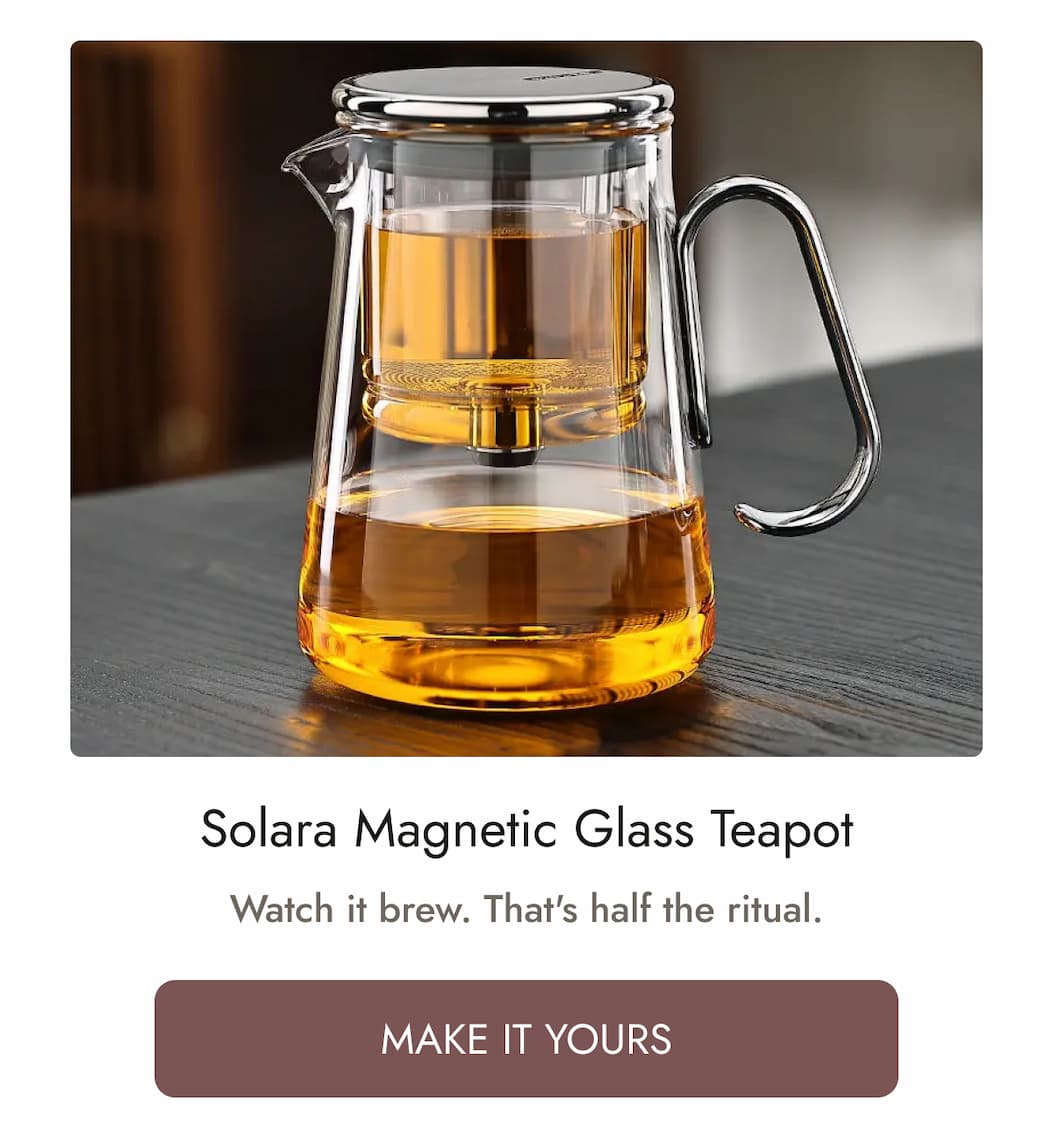 Solara Magnetic Glass Teapot