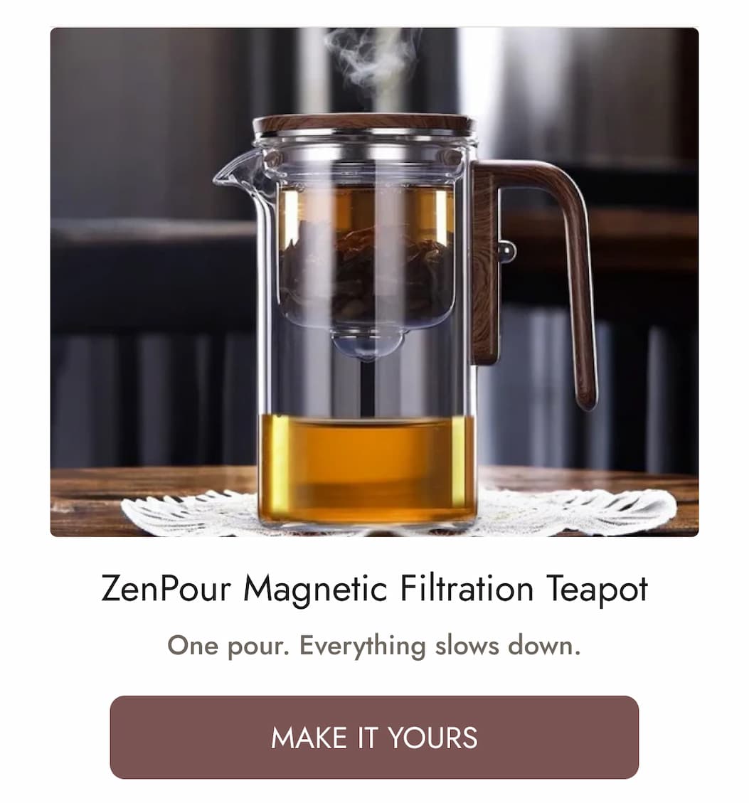 ZenPour Magnetic Filtration Teapot