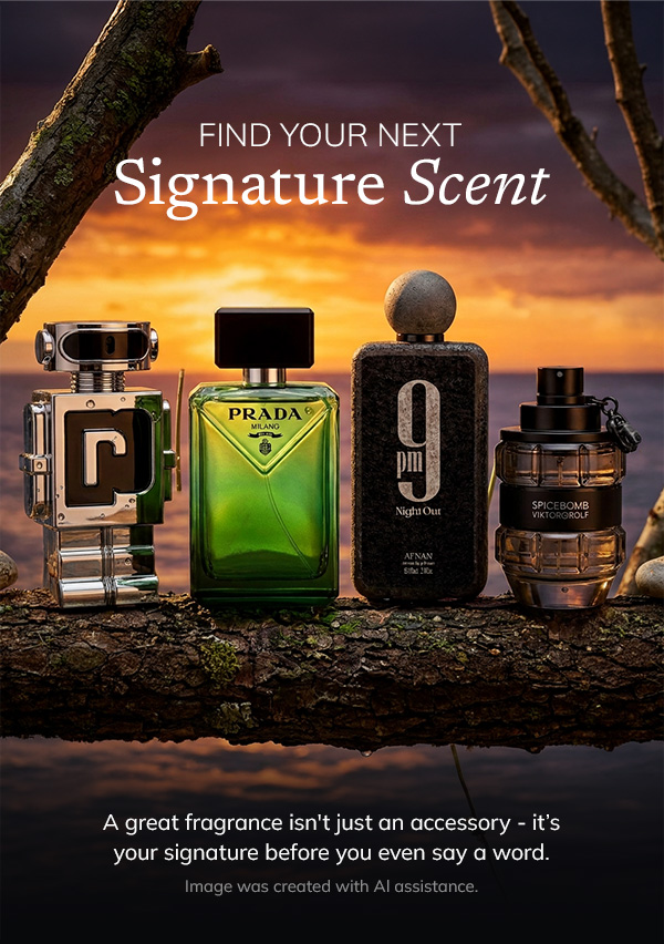 find your next signature scent | a great fragrance isn't just an accessory, it's your signature before you even say a word