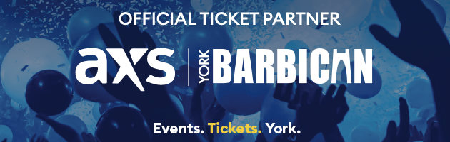 AXS official ticket provider to York Barbican graphic