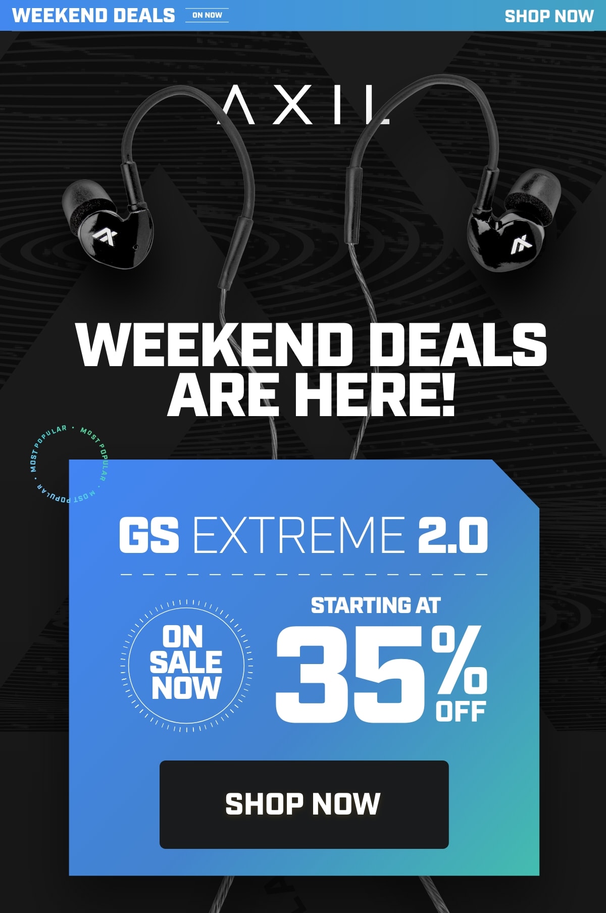 🔥 WEEKEND FIRE DEALS 🔥 Axil