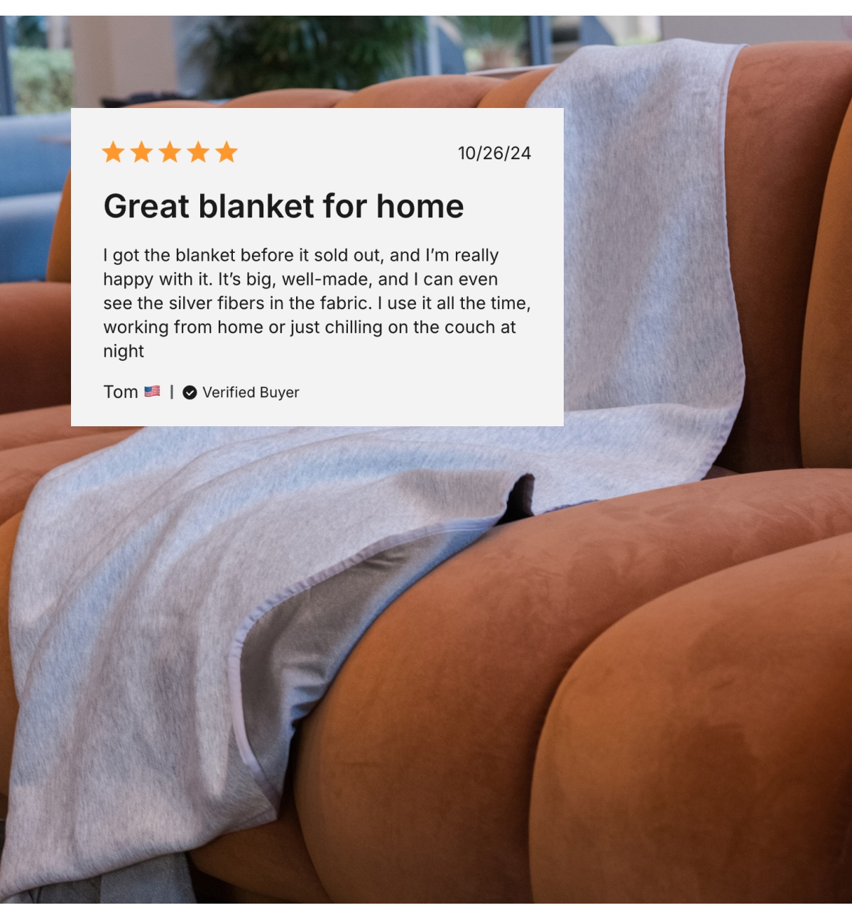 Wow 👀—The new EMF-Proof Blanket sold out in just 3 hours! It's amazing to see how many of you share our passion for better sleep and protection.  Good news, everyone can now grab one via preorders 🔥